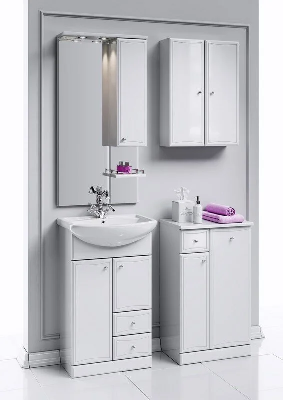 Тумба Aqwella Барселона 55 под умывальник белая