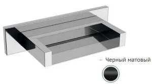 Излив настенный Remer 91ZCNO, черный матовый