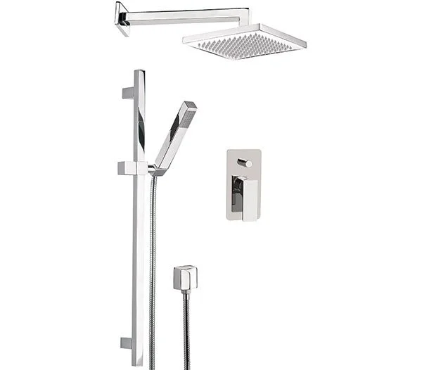 Комплект: Душевая система Remer Absolute AU09S01O20, хром