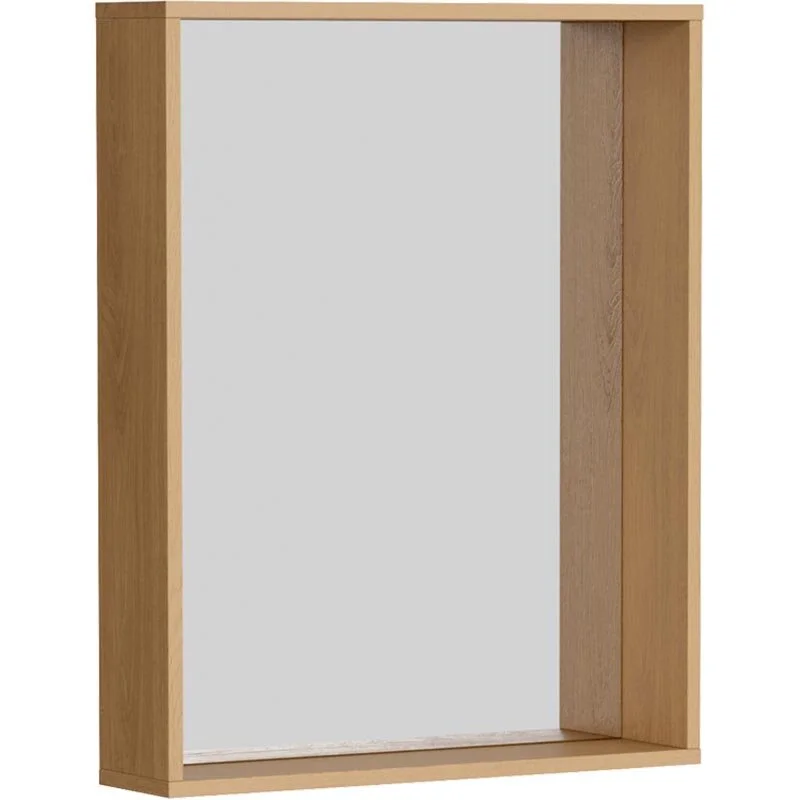 Зеркало Aqwella Basic 60 x 75 см, дуб золотой