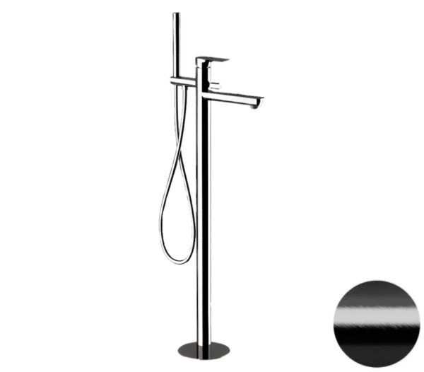 Смеситель для ванны Remer Infinity I08CFP, черный брашированный хром