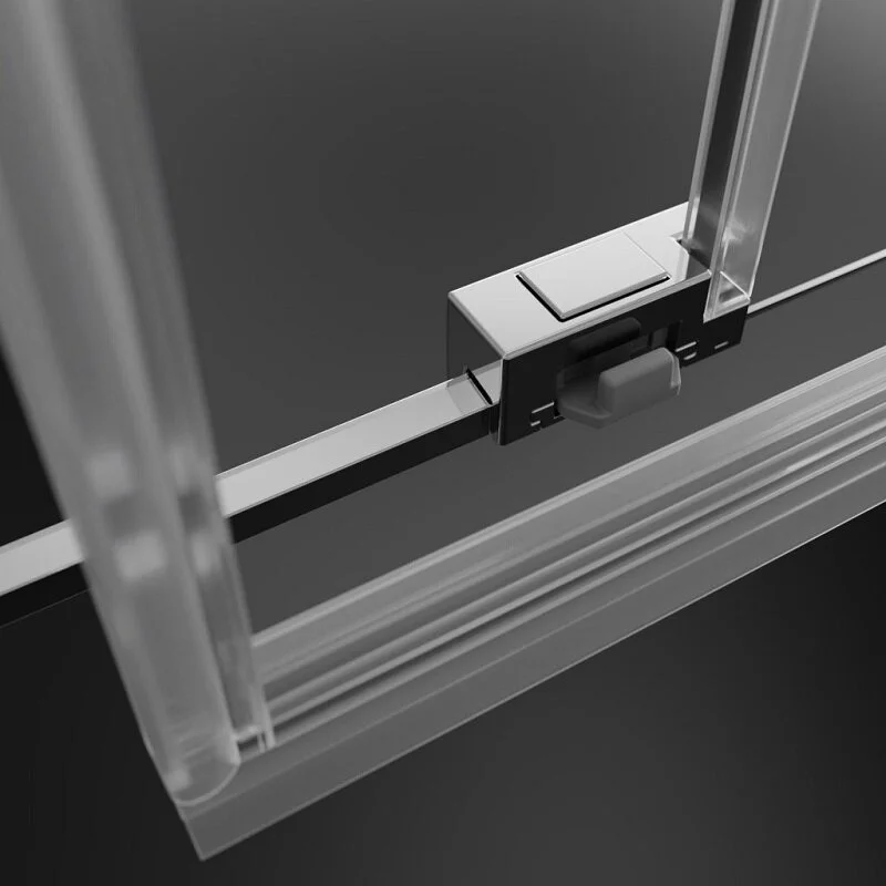 Душевая дверь Radaway Idea KDJ+S 120 х 200.5 см с неподвижной частью, стекло прозрачное, профиль хром, левая, 10116120-01-01L