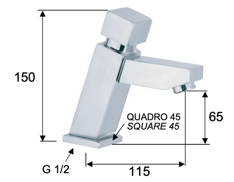 Кран порционный для раковины Remer Tempor TE19