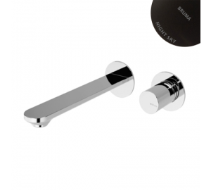 Смеситель для раковины на 2 отверстия, настенный. Bruma Adagio 193 010