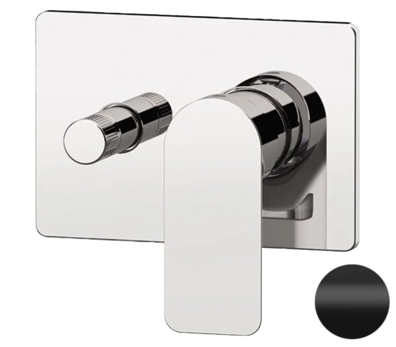 Смеситель для душа Remer Infinity I09HRGNO, черный матовый