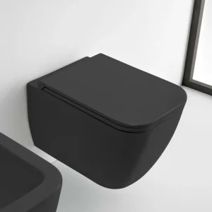 Унитаз подвесной Scarabeo Teorema 2.0 36x52 безободковый