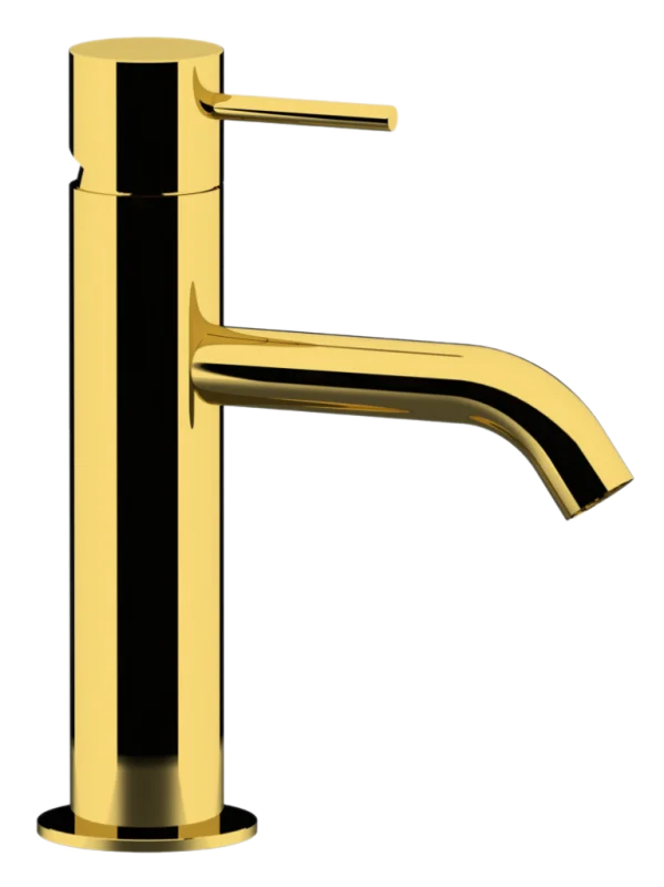 Смеситель для раковины Remer X Style X10DO, золото глянцевое