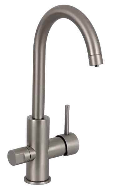 Cмеситель для кухни Remer X Style N792DWNPO, никель матовый брашированный