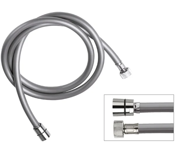 Шланг для душа ПВХ 150 см Remer 332CNMT150, хром