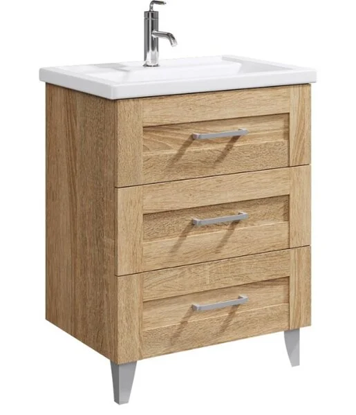 Тумба напольная Aqwella Фостер 70 под умывальник дуб сонома