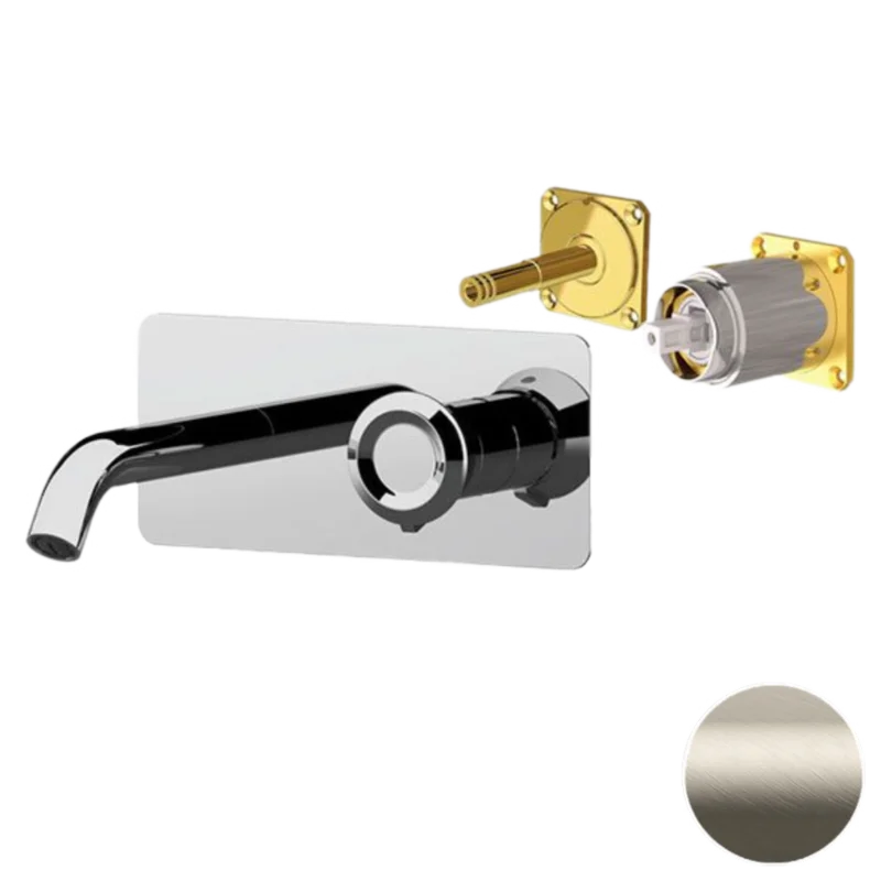 Смеситель для раковины Remer Element ET15KBXV, сталь