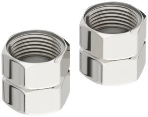 Комплект соединительный Стилье прямой (G 1" НГ х G 1" НГ) / 2 шт.