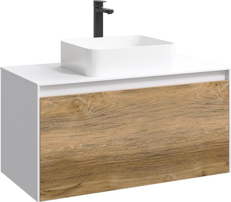 Фасад тумбы под умывальник Aqwella 5 stars Mobi MOB0710DB 100 дуб балтийский