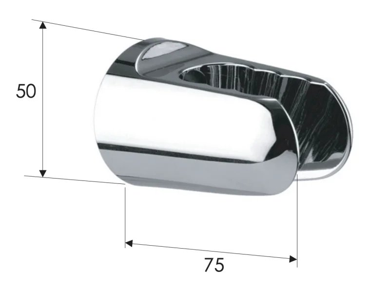 Держатель ручного душа Remer 339R3, хром