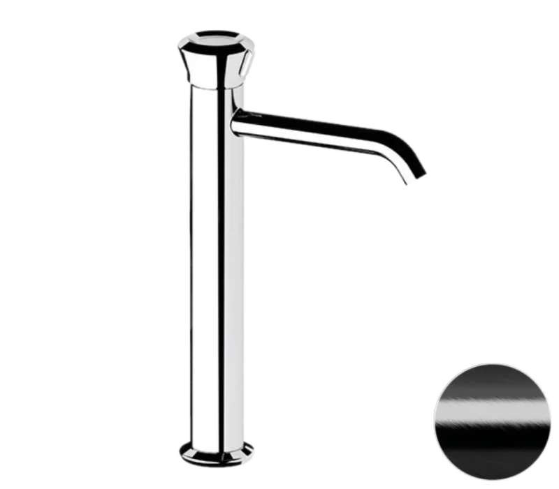 Смеситель для раковины Remer Element ET11LXLCFP, черный брашированный хром