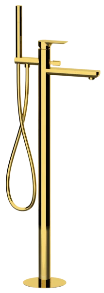 Смеситель для ванны Remer Infinity I08DO, золото глянцевое
