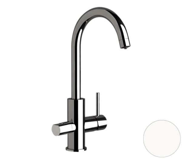 Cмеситель для кухни Remer X Style N792DWBO, белый матовый