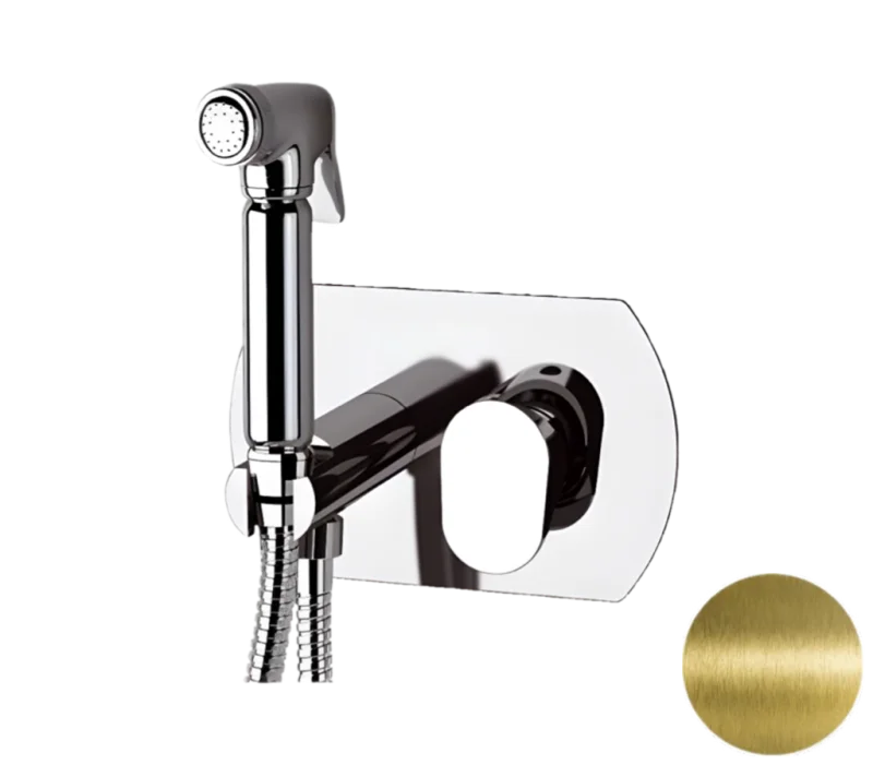 Гигиенический душ со смесителем Remer Infinity I60VO, латунь состаренная