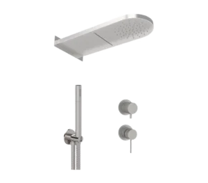 Душевая система Remer X Style INOX SSX93PS02MMCA, нержавеющая сталь