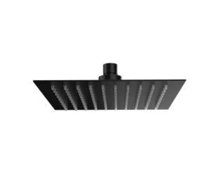 Верхний душ с шарнирным соединением 20 см Remer 357UFS20NOX, черный матовый