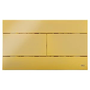 Кнопка смыва механическая OLI Slim 154962 золотая