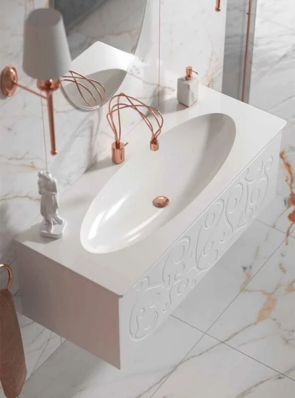 Тумба подвесной Aqwella Elegance Clarberg 100 под умывальник