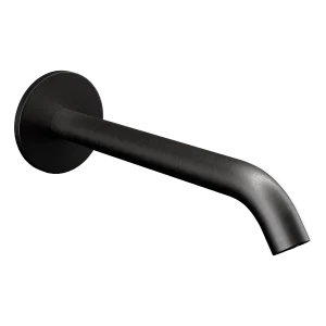 Излив настенный 19 см Remer X Style 91XLCFP, черный брашированный хром