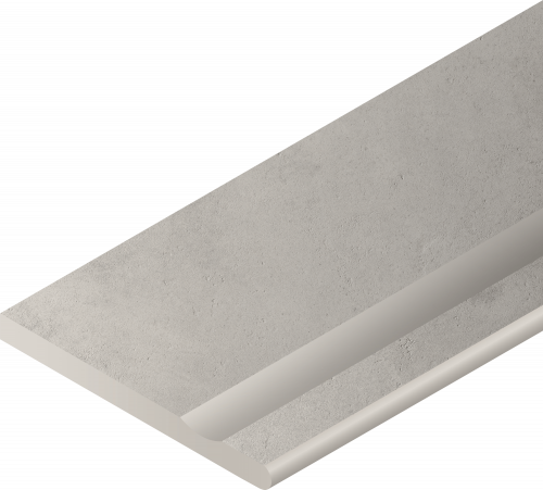 Бортик Italon MILLENIUM SILVER BOR.30X60 SVASATO ROUND DX / СИЛЬВЕР 30X60 С ВЫЕМКОЙ ЗАКРУГ.ПР