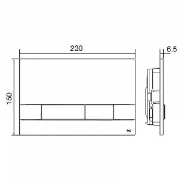 Инсталляция для унитаза OLI120 099949 + клавиша смыва Narrow белая 152939