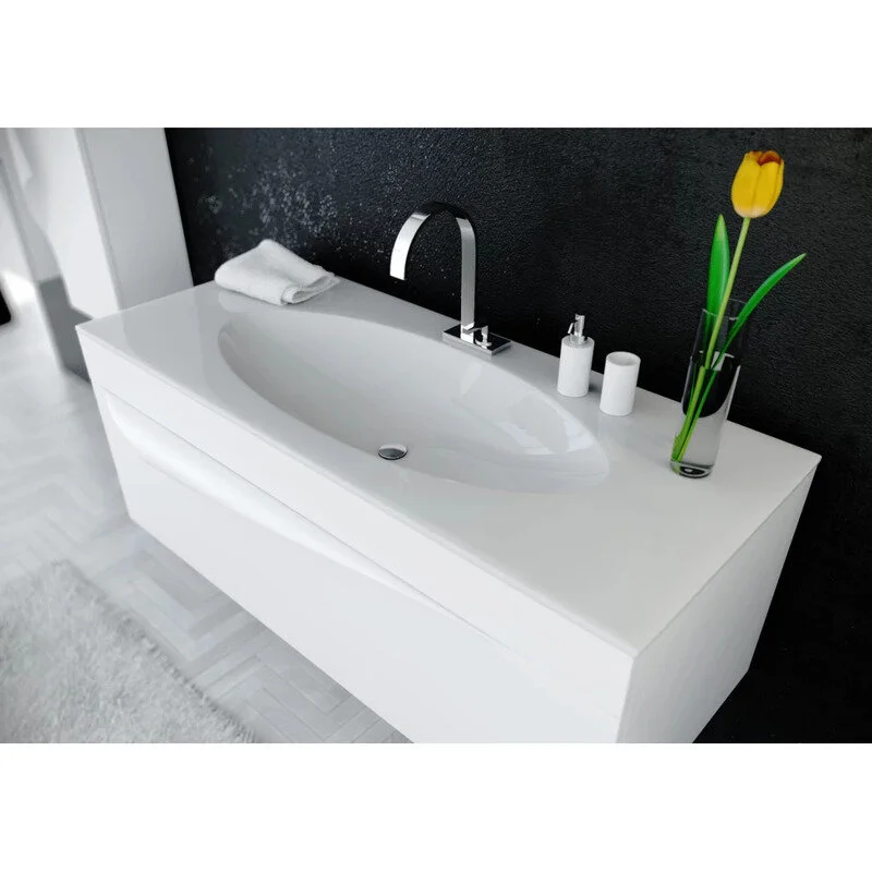 Тумба Aqwella Papyrus 100 под умывальник белая