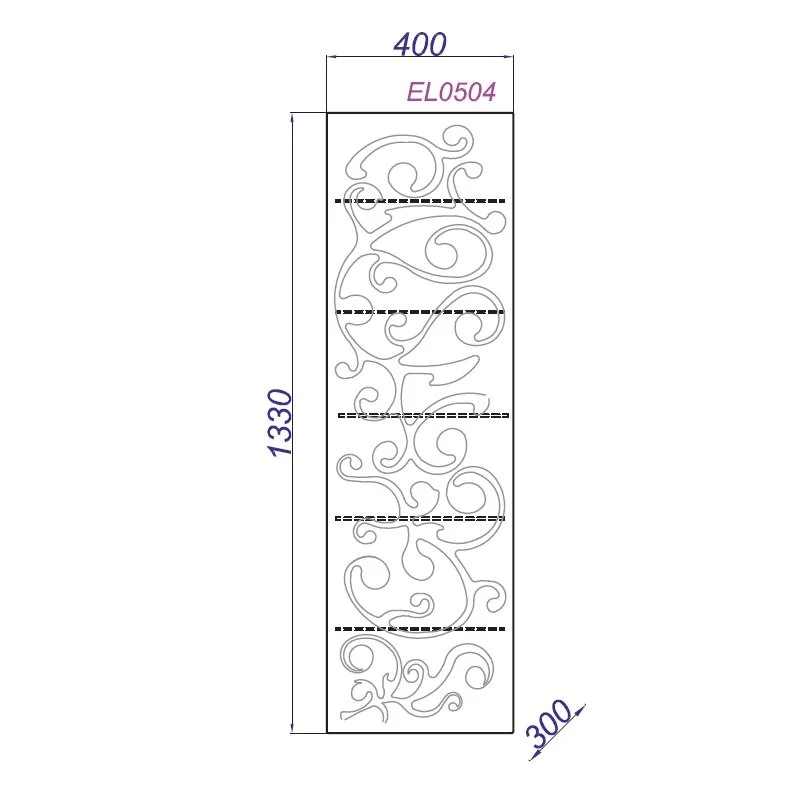 Шкаф-пенал подвесной Aqwella Elegance 40 белый