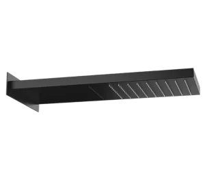 Верхний душ настенный 50x20 см Remer 350SSCANOX, черный матовый