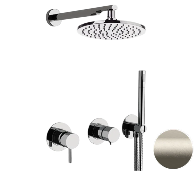 Душевая система Remer X Style X96S02OXV, сталь