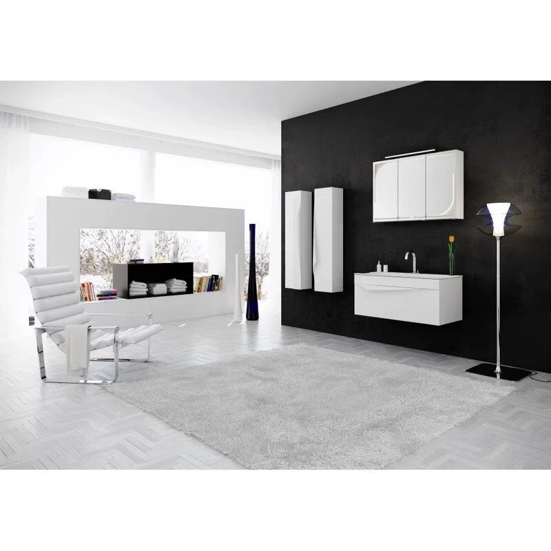 Шкаф-пенал подвесной Aqwella Papyrus белый