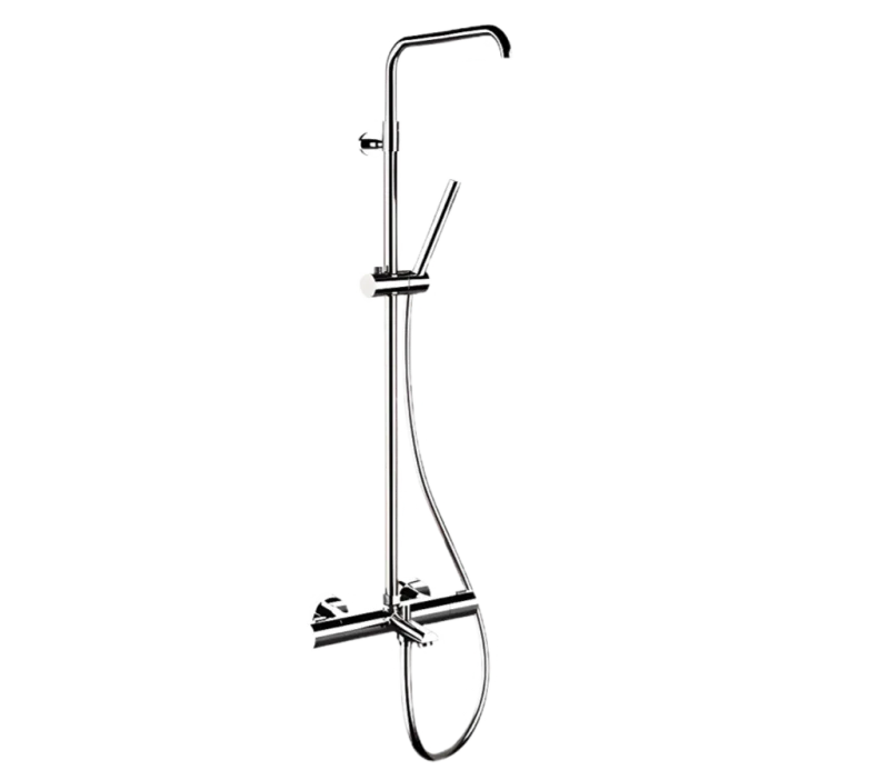 Душевая система термостатическая с изливом Remer Elegance EQ34A7MMSSOF, хром