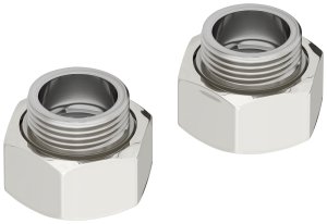 Комплект фитингов Стилье прямой (G 1" НГ х G 3/4" НР) / 2 шт.