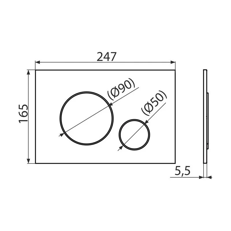Инсталляция для унитаза AlcaPlast AM101/1120 + клавиша смыва M672 (хром мат.)
