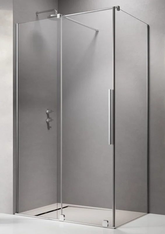Неподвижная часть двери Radaway Furo KDJ, 63 x 200 см, стекло прозрачное, профиль хром, 10110630-01-01