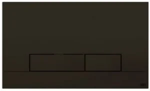 Кнопка смыва механическая OLI Narrow 148303 черная soft-touch OliPure / Fresh