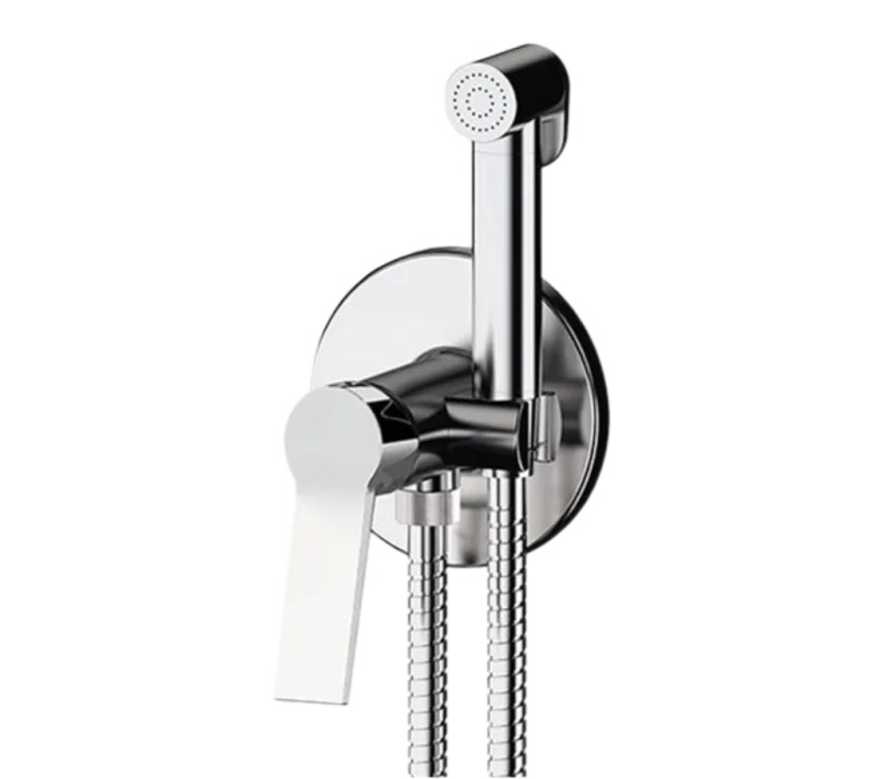 Гигиенический душ со смесителем Remer Slash SL65W, хром