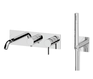 Смеситель для ванны Remer Metrica MC53D2