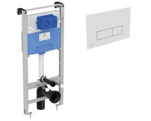 Комплект инсталляции Ideal Standard с белой клавишей R020467+R0121AC