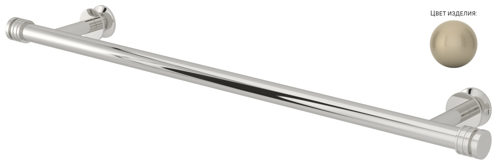 ПОЛКА прямая (L - 470 мм) н/ж для ДР "СУНЕРЖА" (RAL 7048 Перламутровый мышино-серый), арт.7048-2012-0470