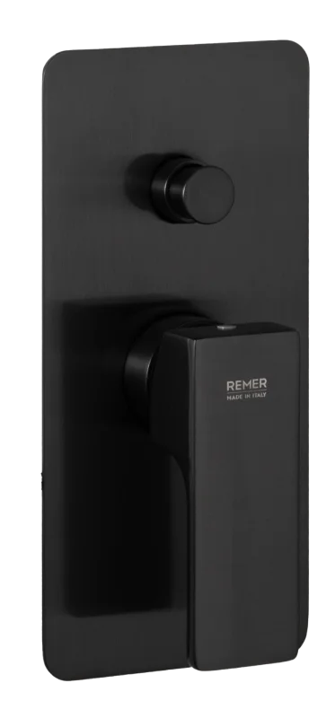 Смеситель для душа Remer Absolute AU09KBCFP, чёрный брашированный хром