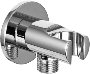 Держатель ручного душа с подключением шланга Remer 337M, хром