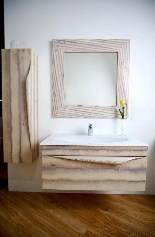 Зеркало Aqwella Papyrus Wood