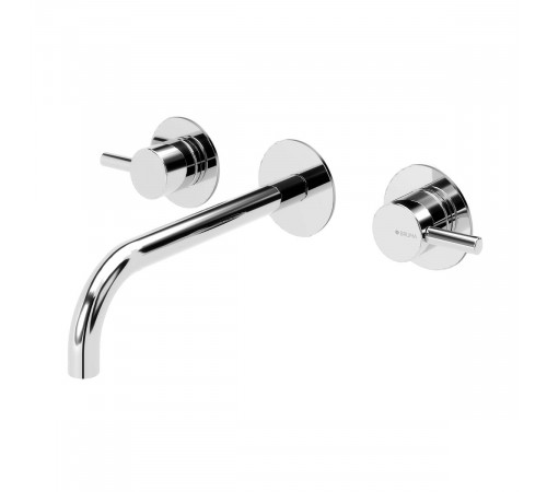 E1070105CR Внешняя часть смесителя для раковины на 3 отверстия. Длина излива 170мм Bruma Lusitano Chrome