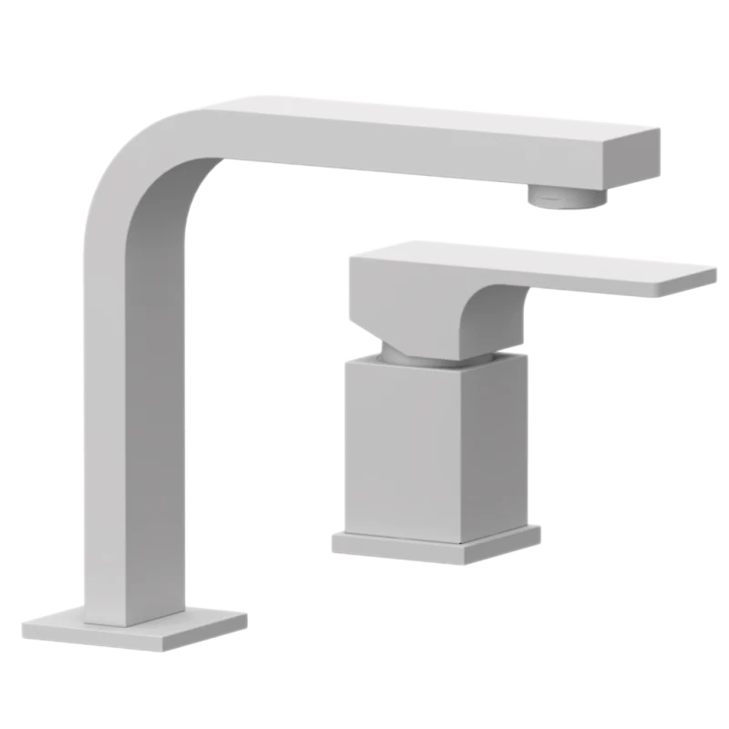 Смеситель для раковины Remer Absolute AU57BO, белый матовый