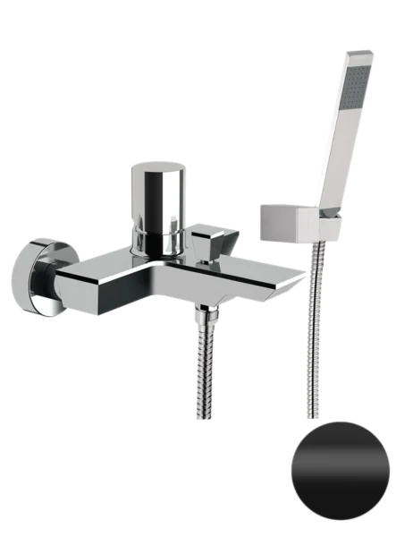Смеситель для ванны Remer Edge EG502NO, черный матовый