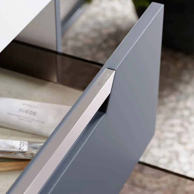 Подвесная тумба Aqwella Cube 90см под умывальник серая матовая CUB0109GR матовый